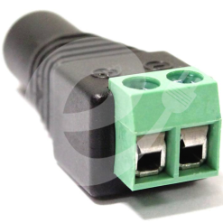 Conector Plug Hembra DC con Terminal