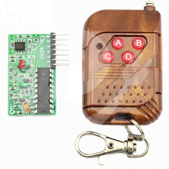 Control Remoto Emisor y Receptor 315Mhz 4 CH