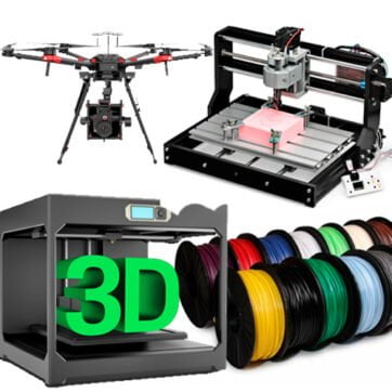 3D CNC y Drones