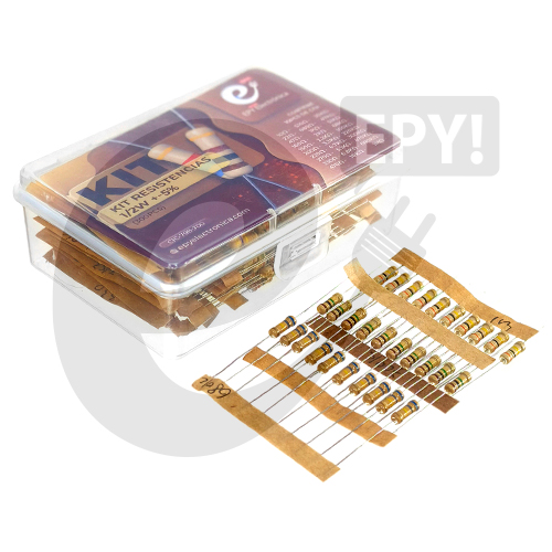 Kit Resistencias 1/2W 5% 300pcs