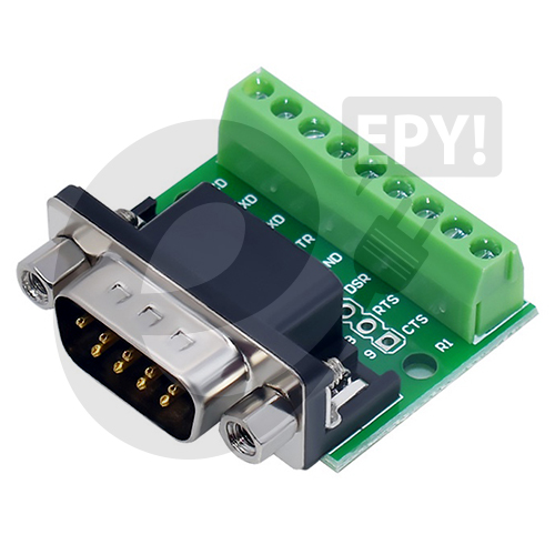 conector dv9 con terminal Macho
