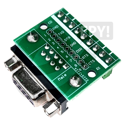 conector dv9 con terminal Hembra