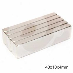 Imán de Neodimio Rectangular 40x10x4mm