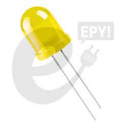 Diodo LED Amarillo 10mm