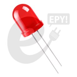 Diodo LED Rojo 10mm