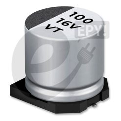 Condensador electrolítico de aluminio 100uF 16v SMD
