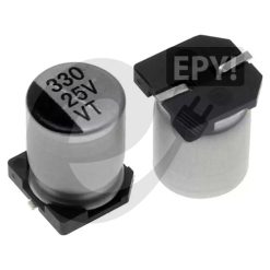 Condensador electrolítico de aluminio 330uF 25v SMD