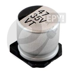Condensador electrolítico de aluminio 47uF 35v SMD